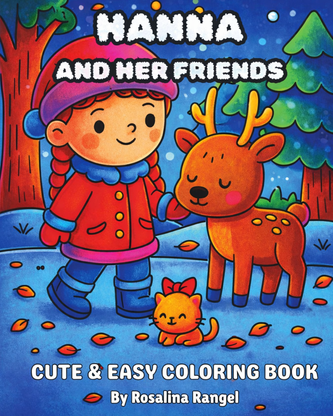 Hanna and Her Friends coloring book cover